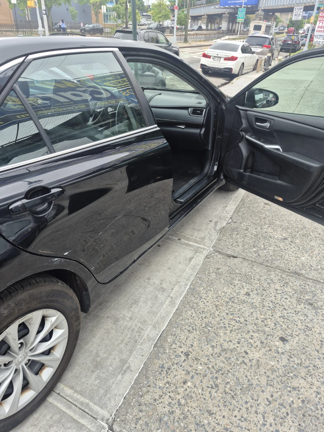 Black Toyota Camry Sedan 2015