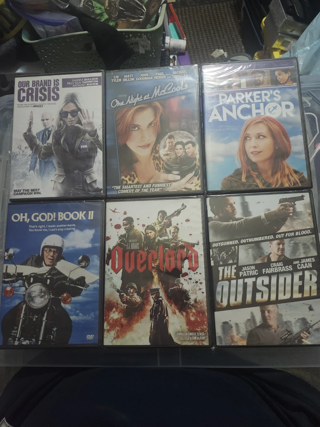 Lot of 6 DVDs: Our Brand is Crisis, One Night at,