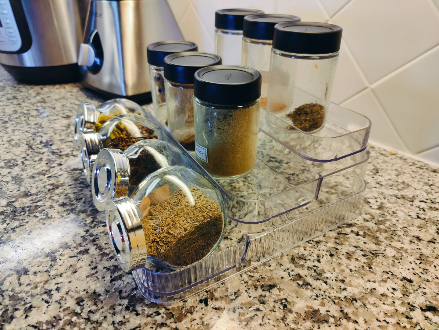 Spice Jar Set with Organizer Tray - photo 2