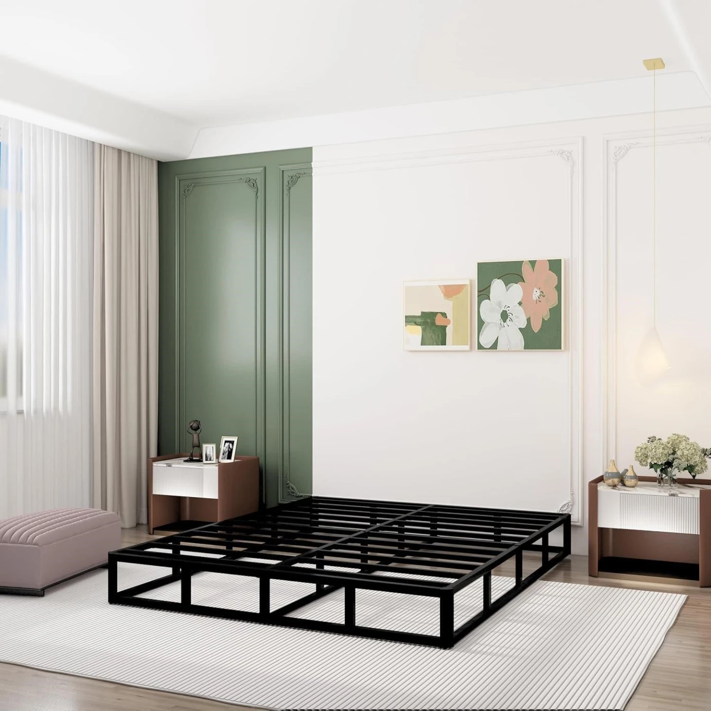 NEW Metal Box Spring Foundation Twin, Full, Queen, King - photo 2