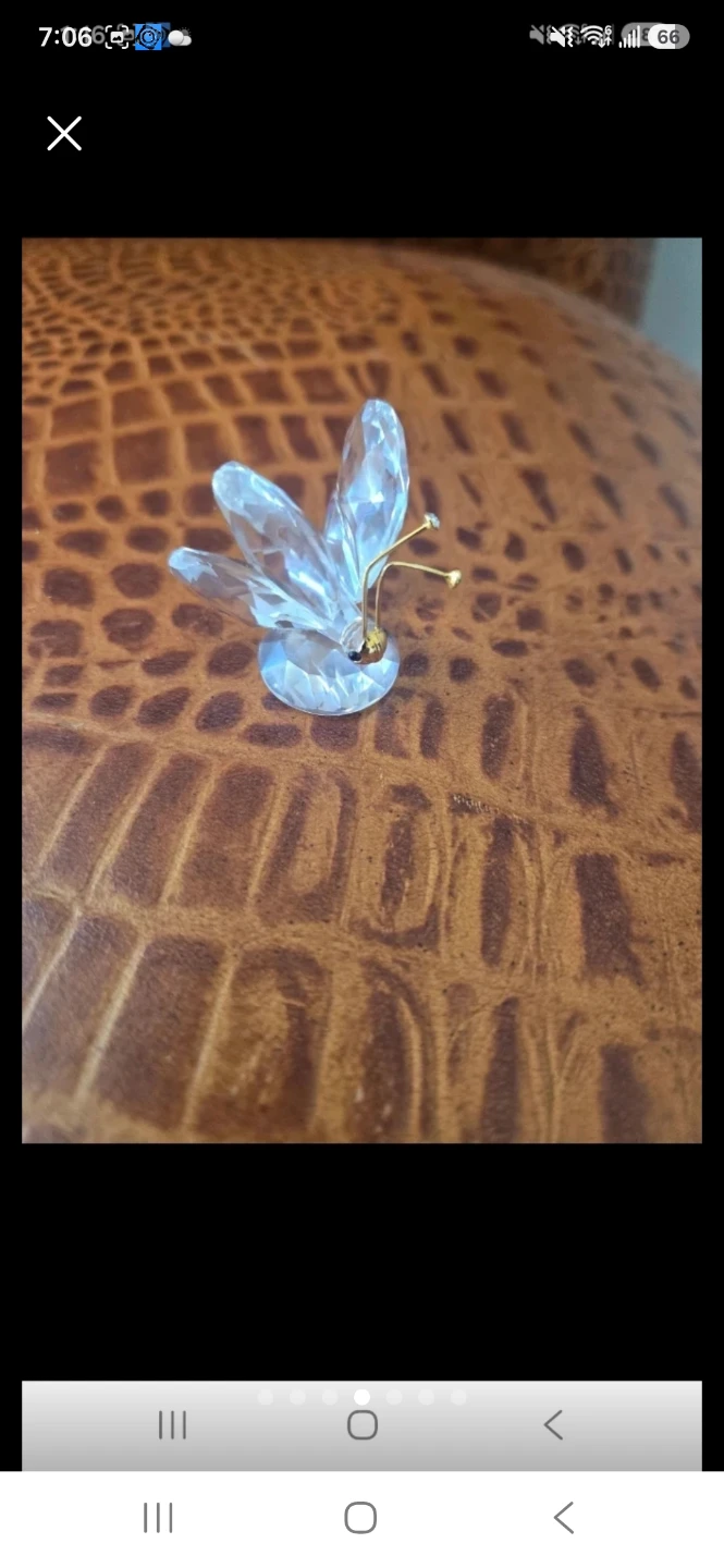 Swarovski,  Parrot,butterfly, perfume btl and feather pen. - photo 4
