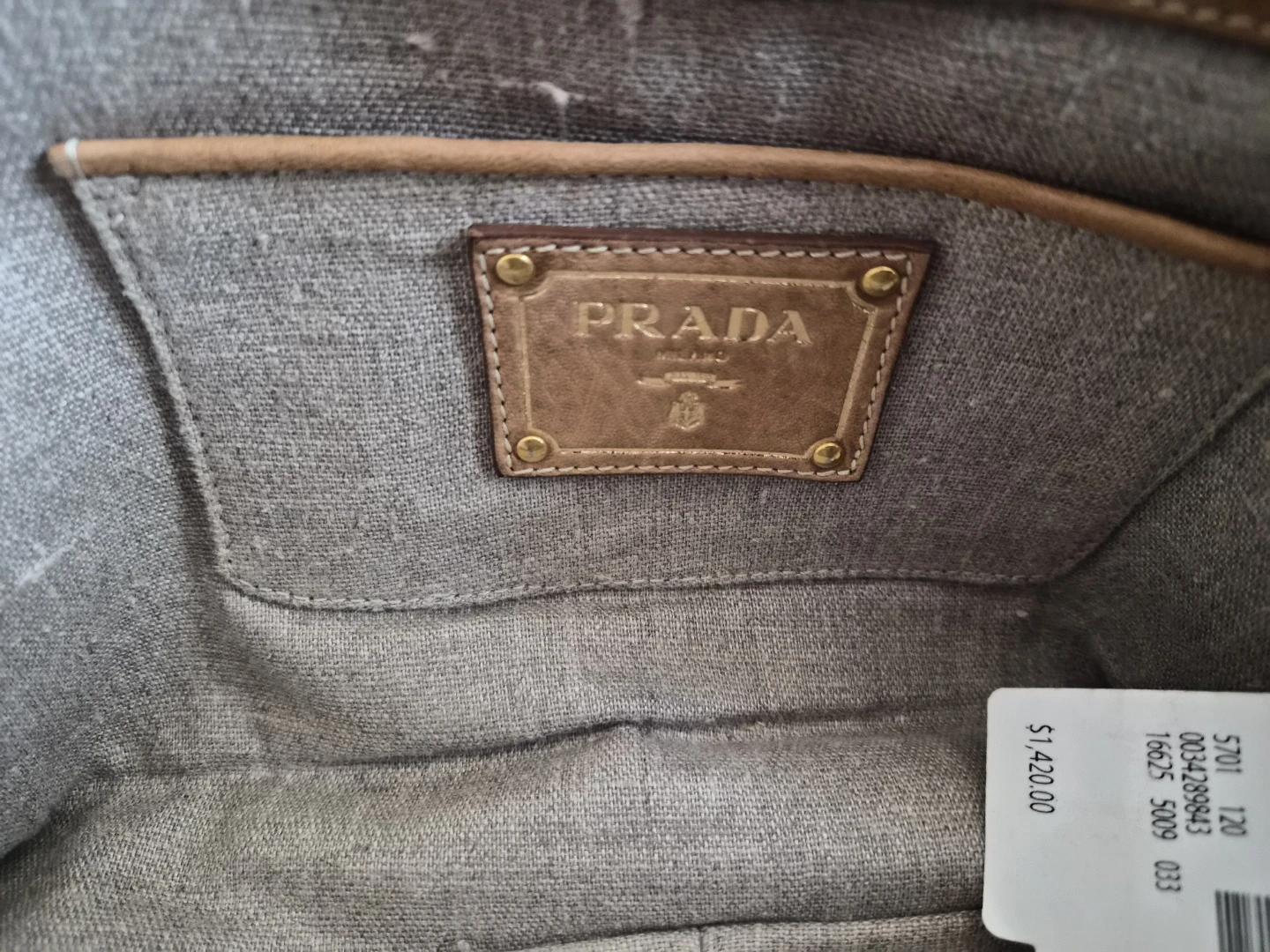 Prada Militare Denim Shoulder Bag - photo 4