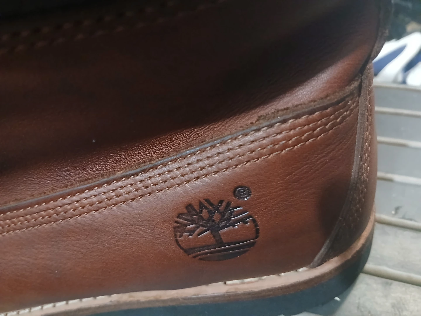 Timberland Brown Leather Boots Size 10 - photo 3