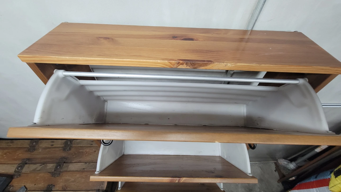 Wooden Shoe Cabinet with 3 Drawers - photo 3