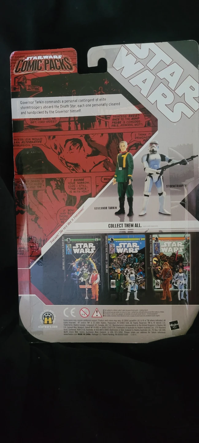 Star Wars Comic Packs Governor Tarkin & Stormtrooper Figures - photo 2