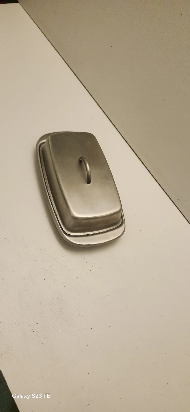 Stainless Steel Butter Dish - photo 4