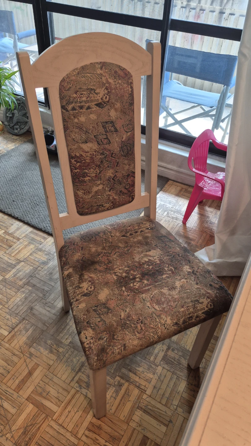Dinning table with insert and 6 chairs - photo 2