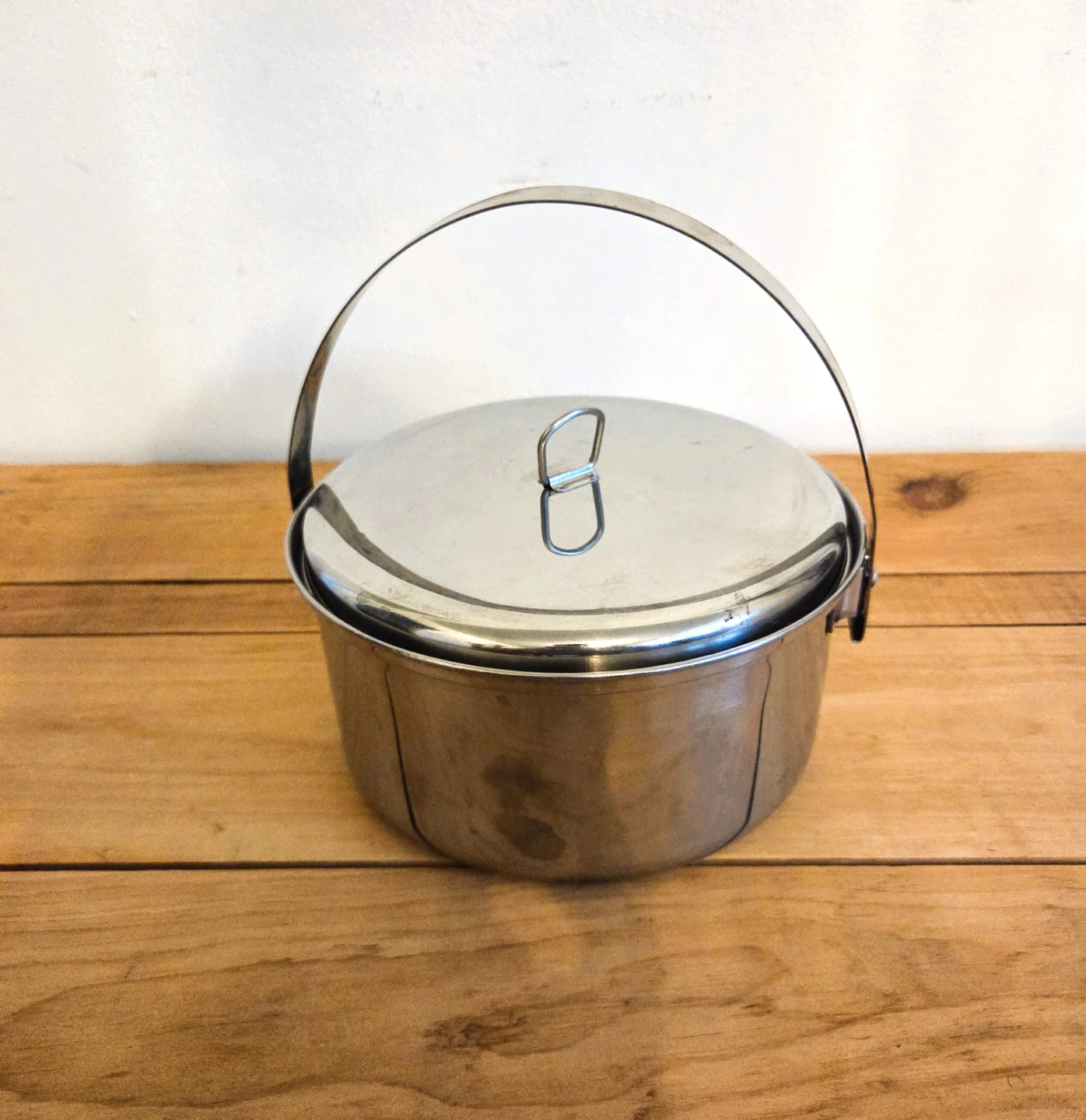 2L Stainless Steel Camping Cooking Pot