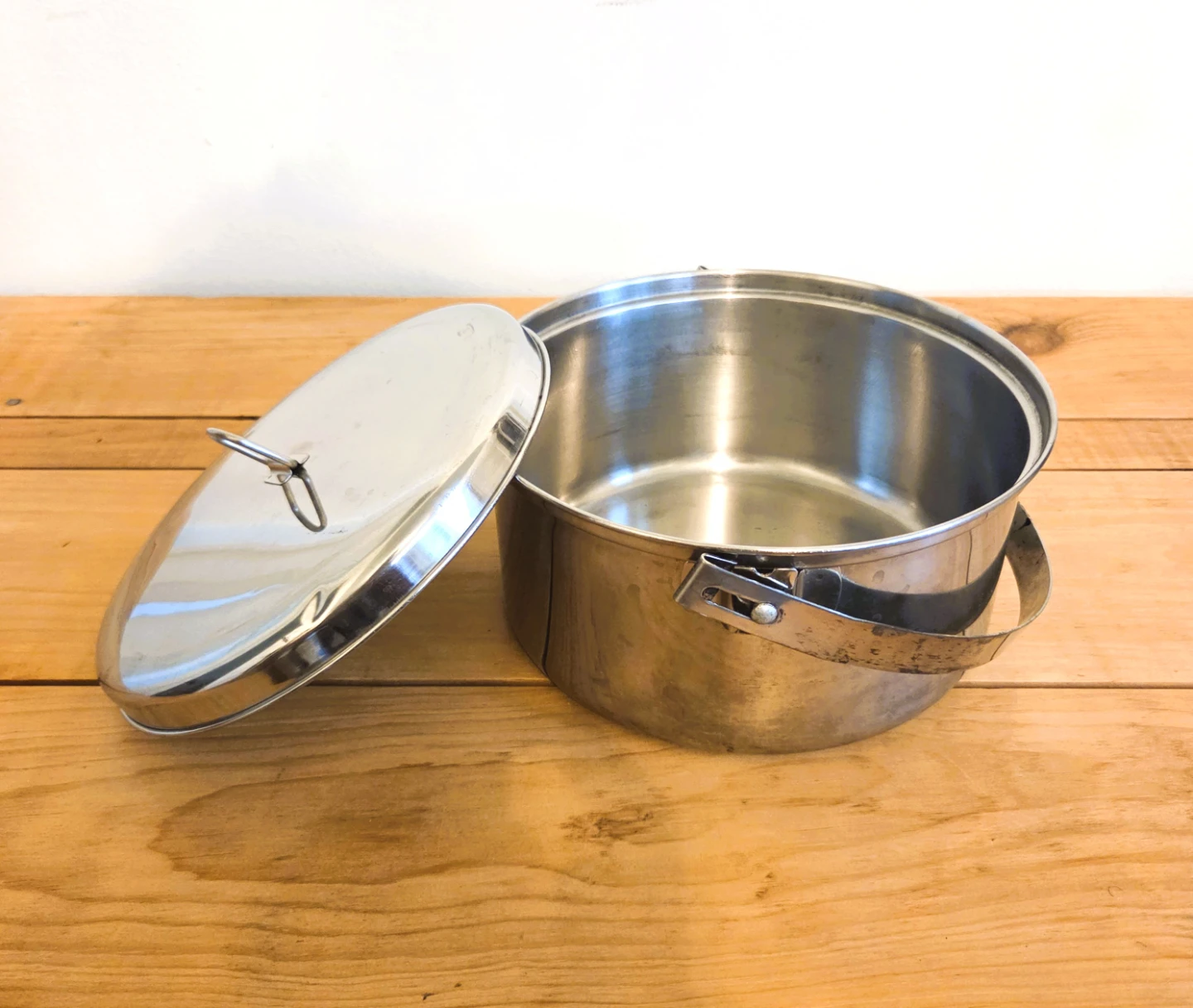 2L Stainless Steel Camping Cooking Pot - photo 2