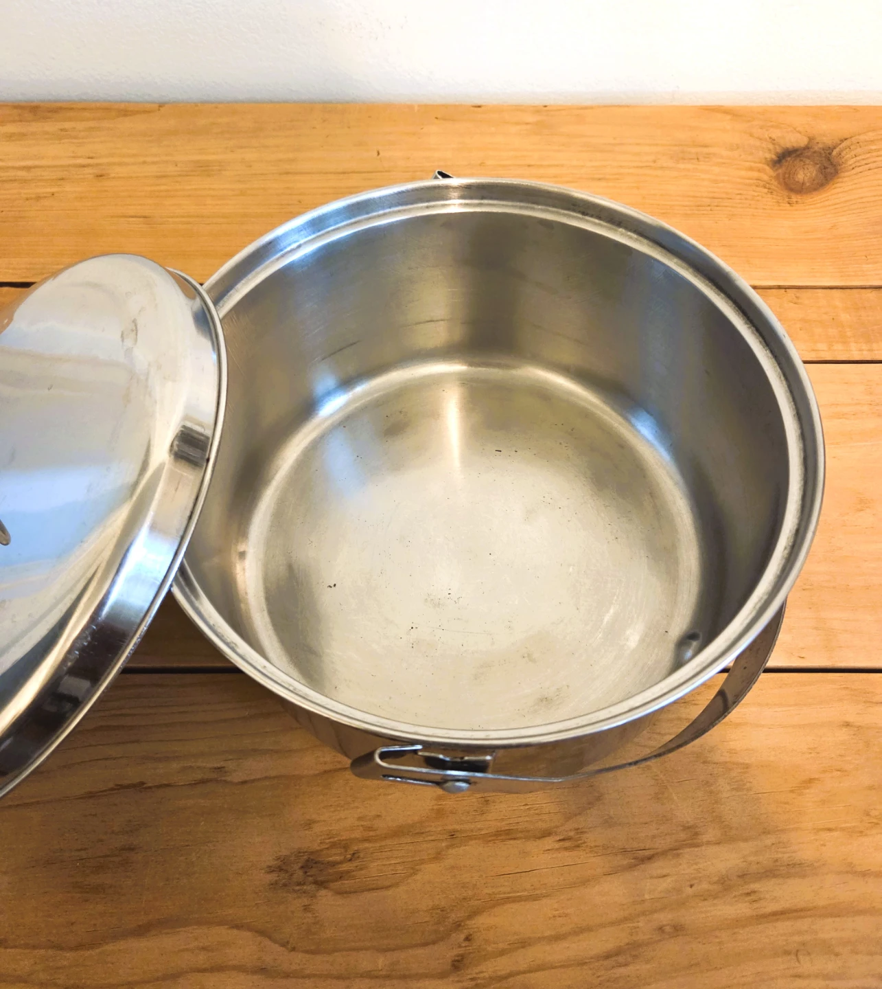 2L Stainless Steel Camping Cooking Pot - photo 3