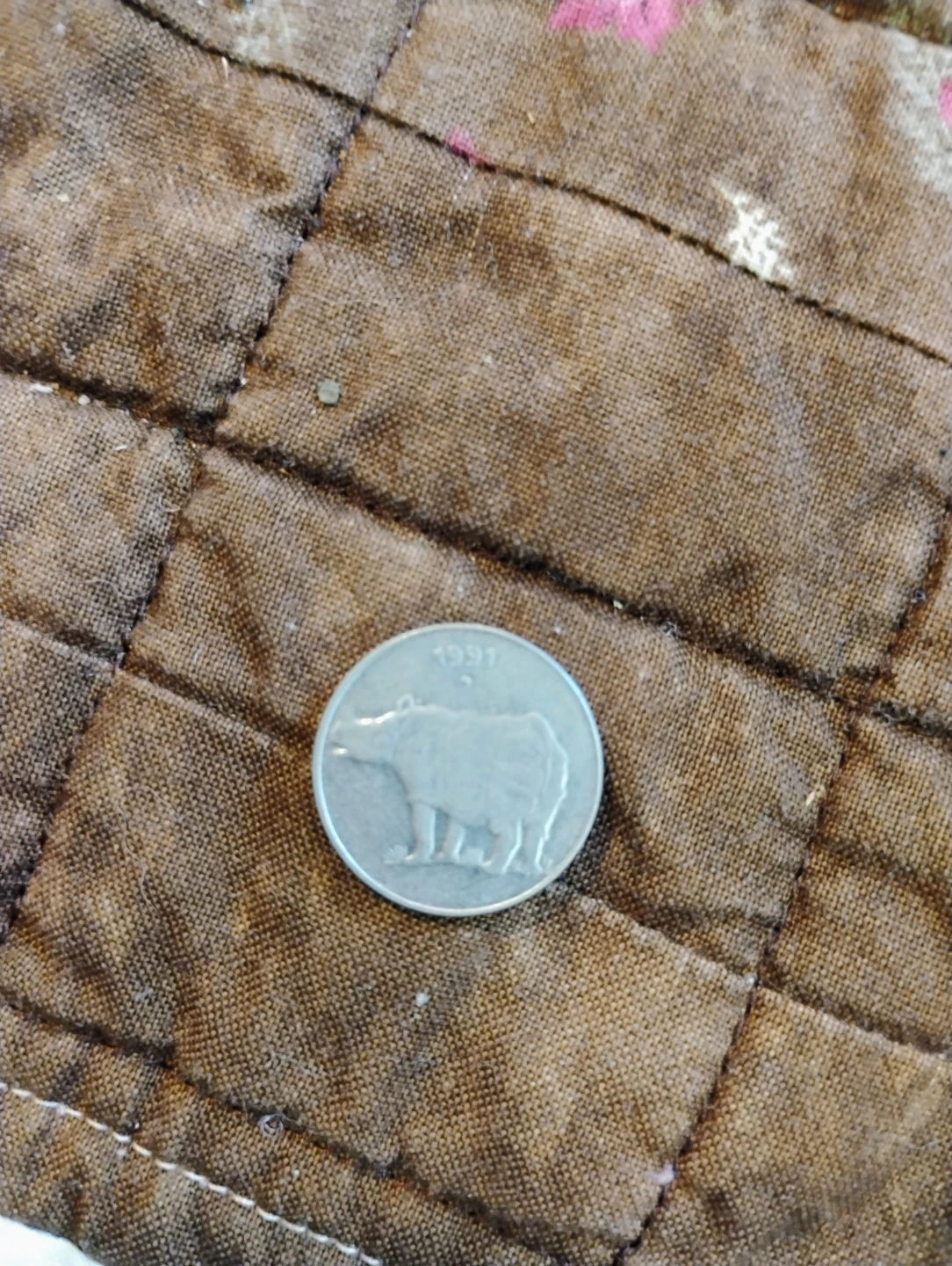 1991 India 25 Paise Coin