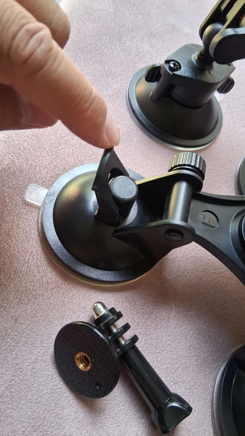 windshield suction 6 cups mount Insta360 invisible stick - photo 3