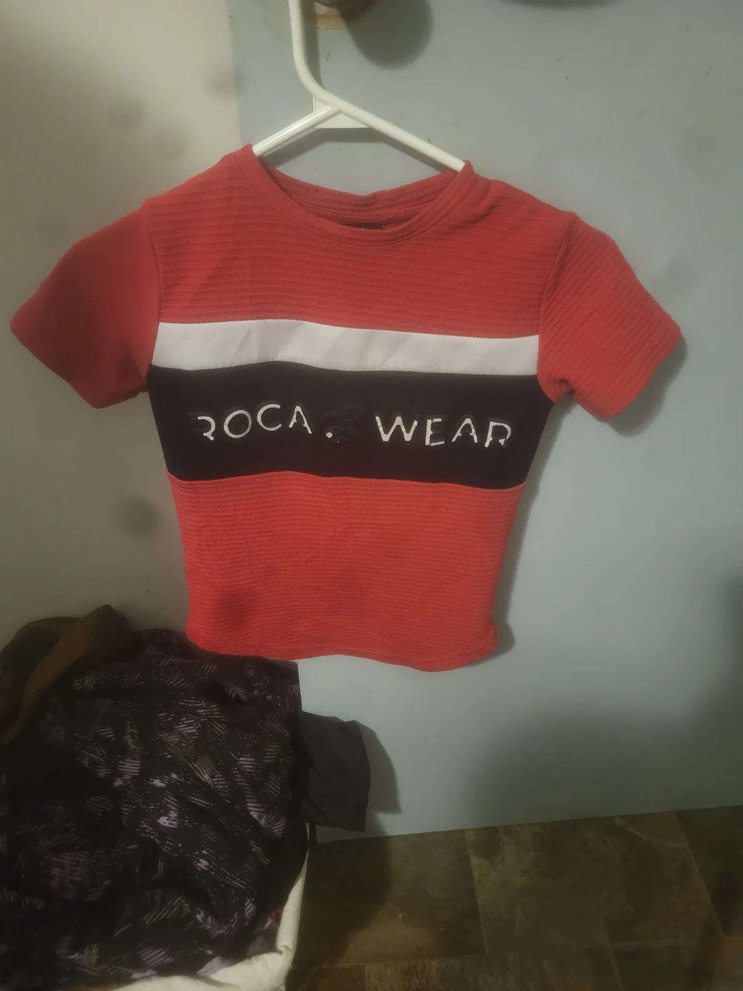 Roca Wear Red Striped T-Shirt