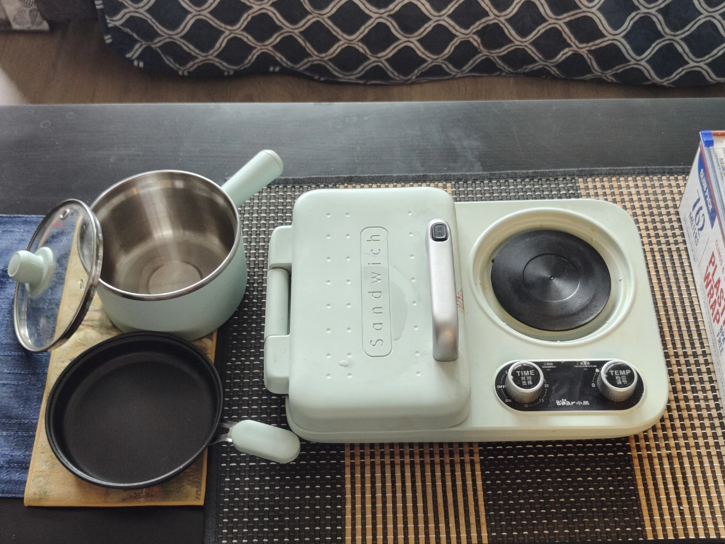 Bear Sandwich Maker with Pot and Pan
