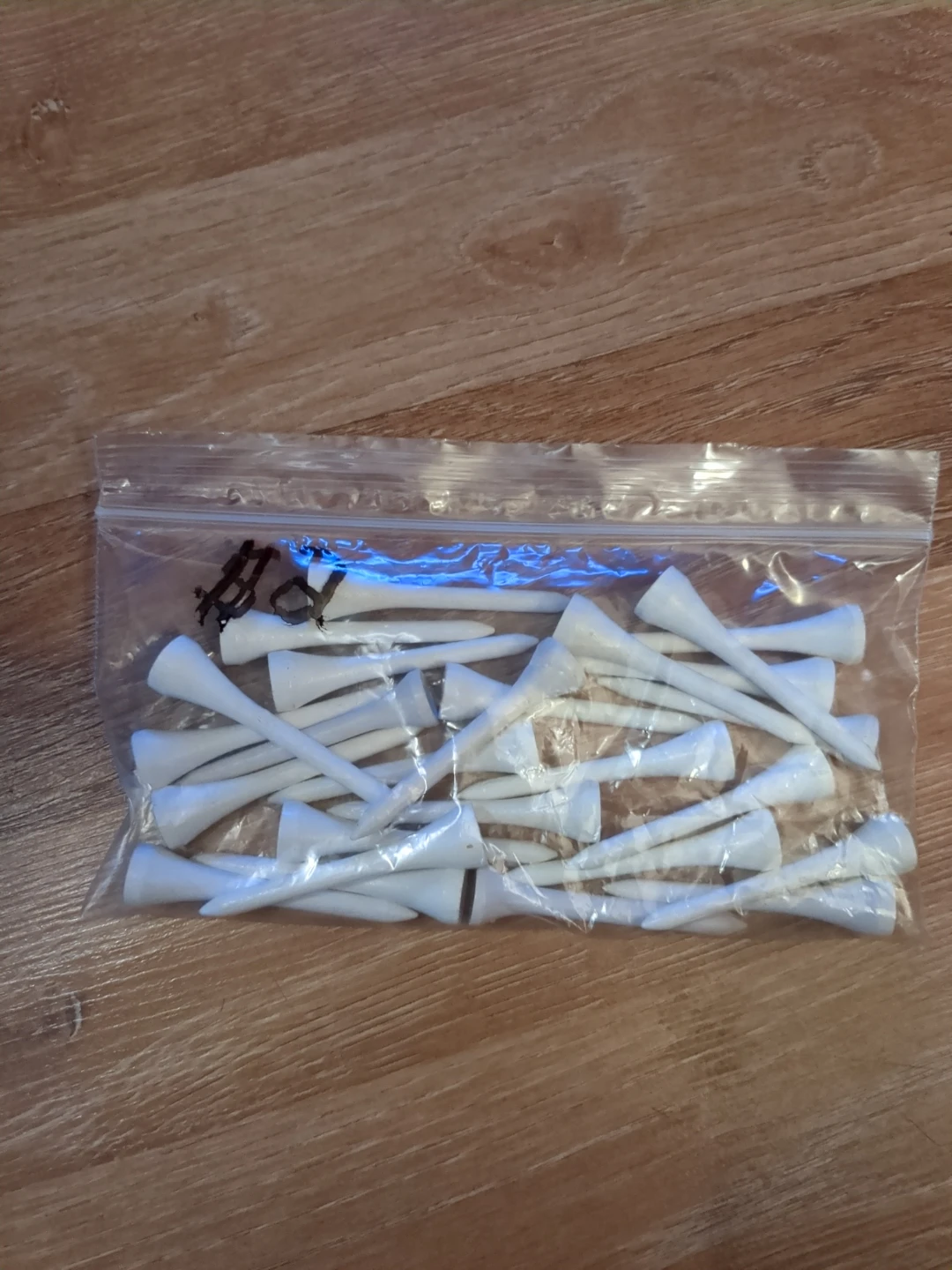 Wood Golf Tees 2 Bags For $3! 26 Tees Per Bag! - photo 2