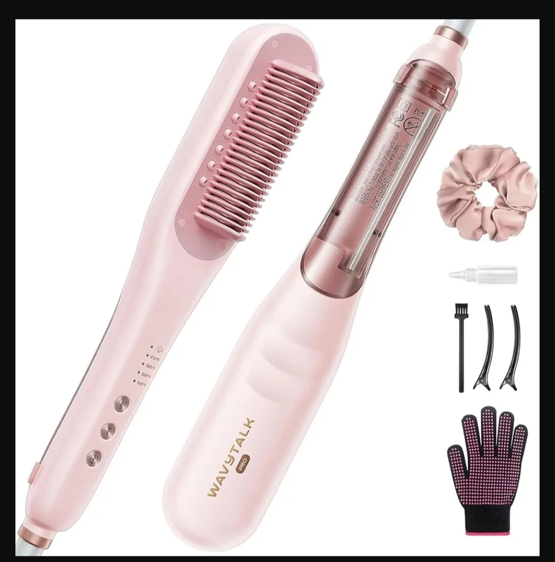 Brand new Wavytalk Hair Straightener Brush - Viral product