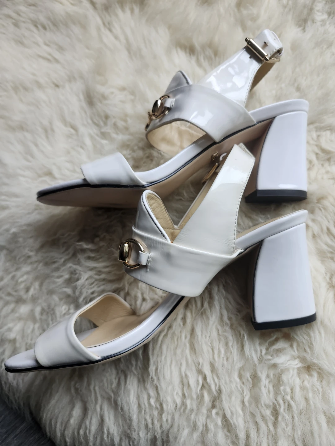 GUCCI LADIES SHOES CREAM S38 WITH HEELS - photo 5