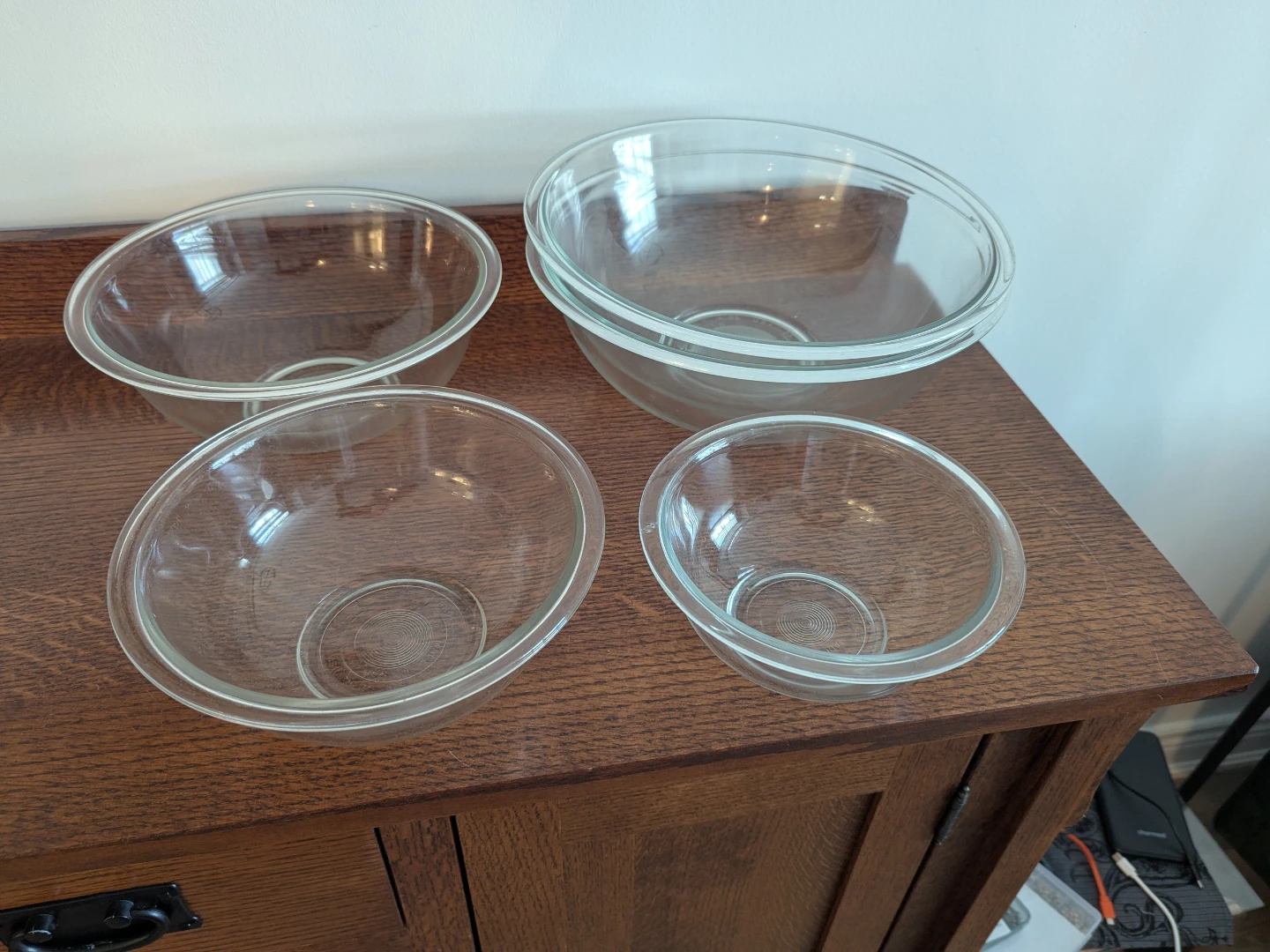 PYREX Glass Nesting Mixing Bowls - photo 2