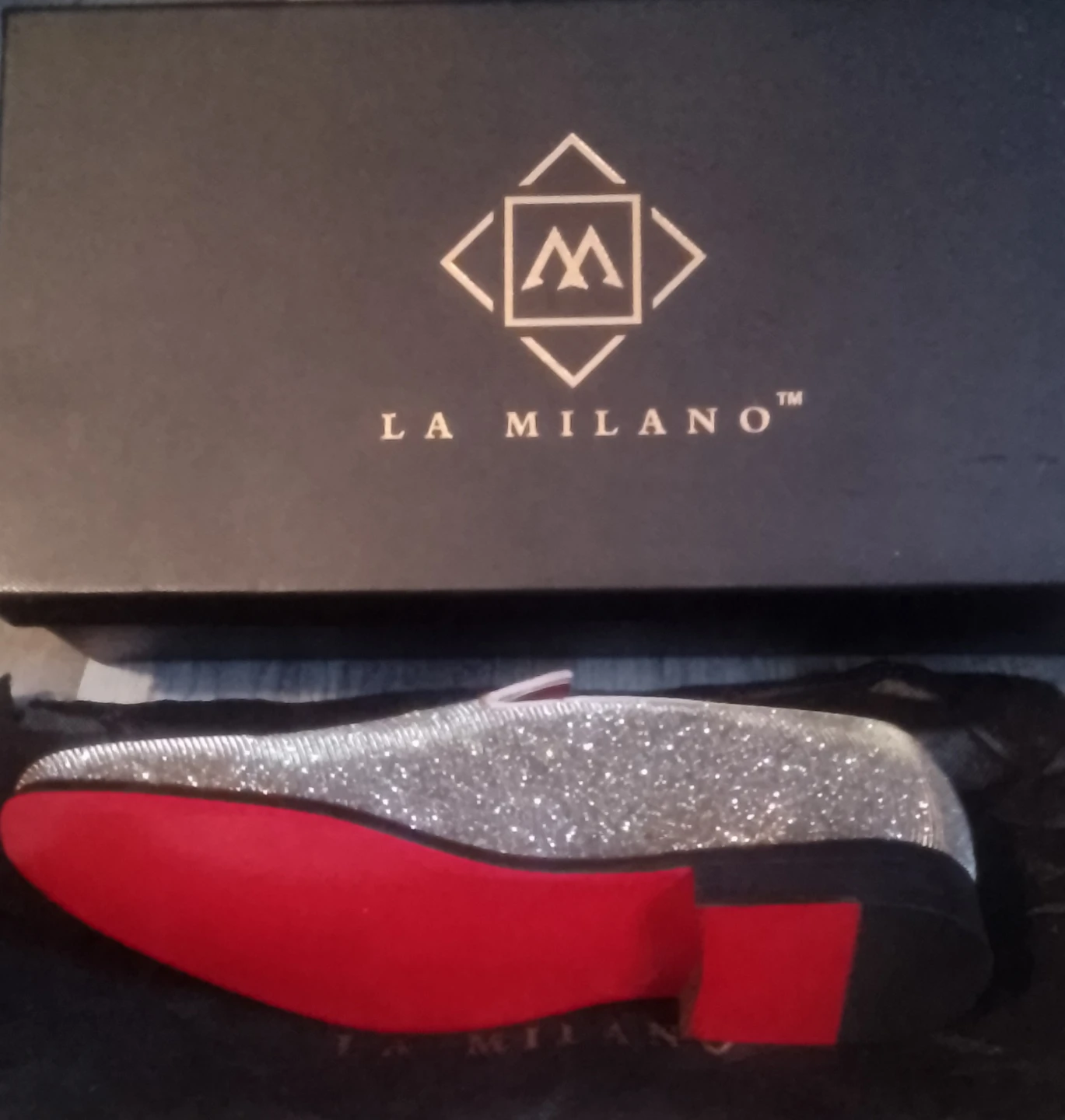 LA MILANO Mens Glitter Loafers - photo 2