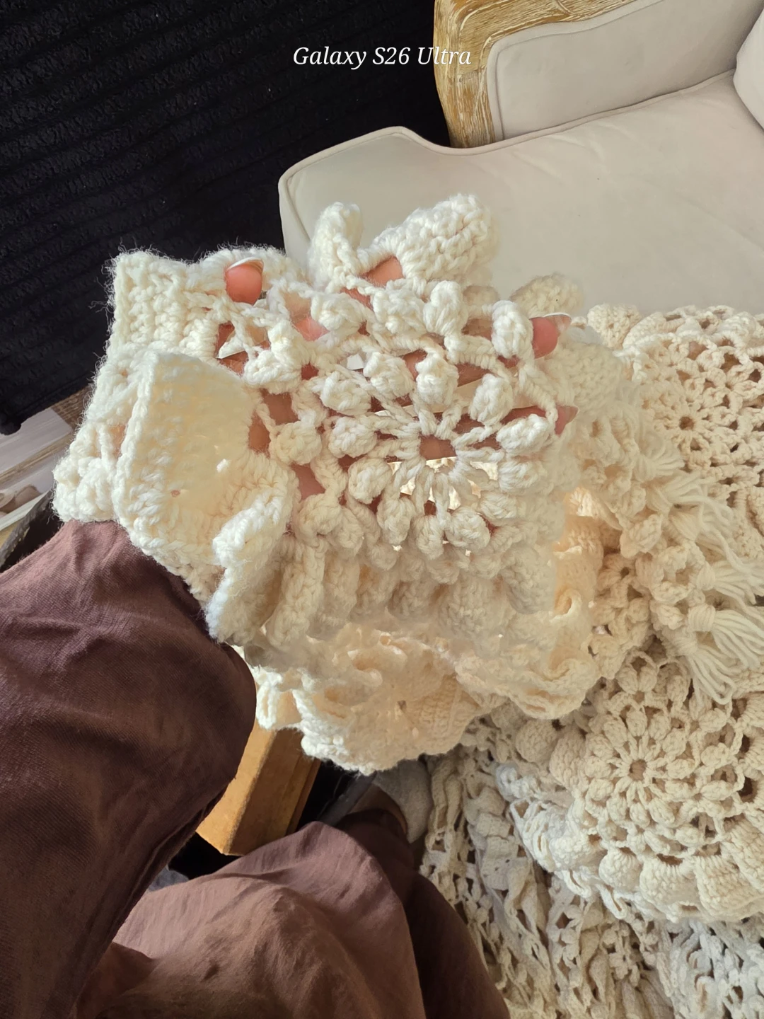 Handmade Crochet Blanket Throw - photo 4