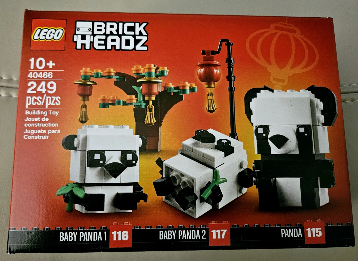 Brand New Retired Lego Panda Brickheadz 40466