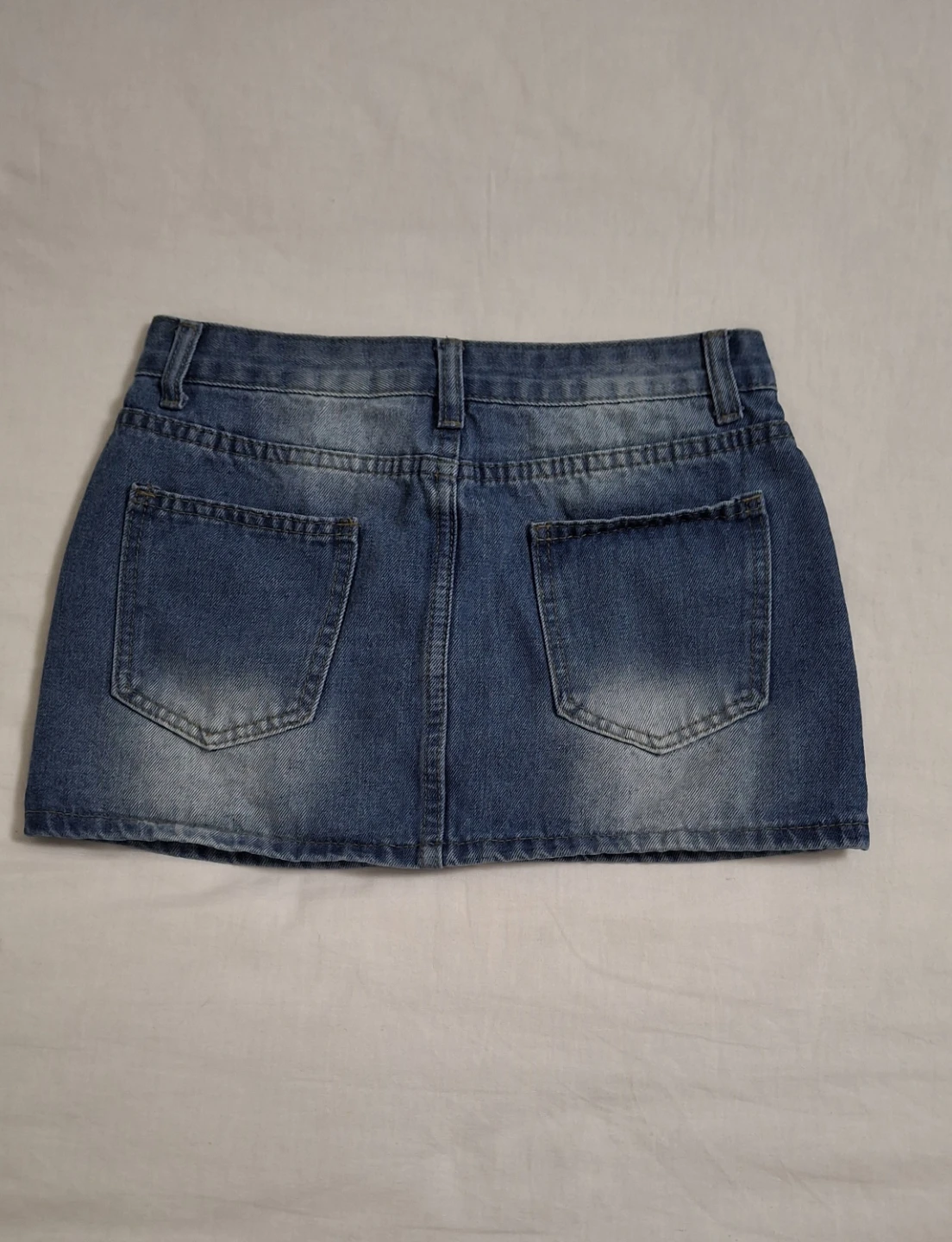 SHEIN High-Waisted Denim Mini Skirt - photo 4