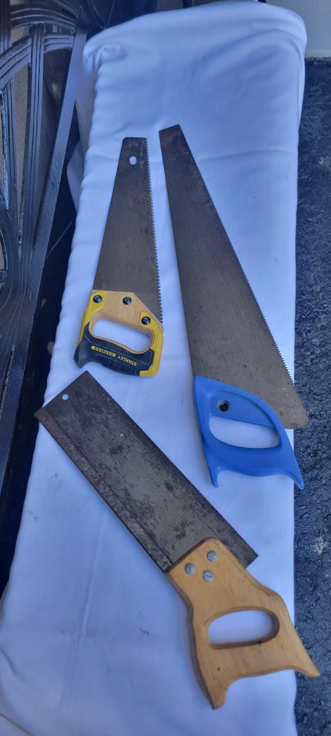 Hand Saws Stanley, Mastercraft-$5 each