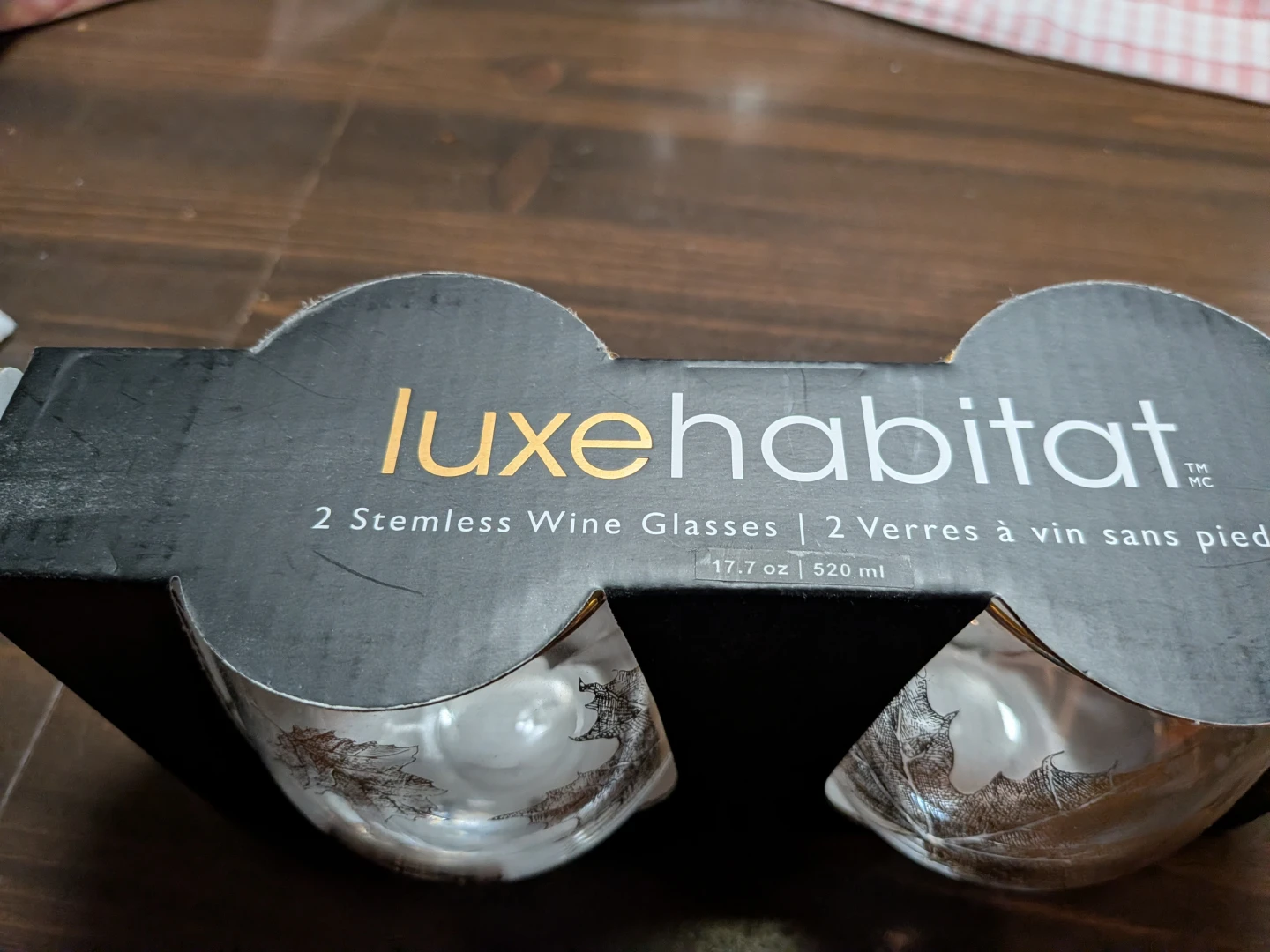 Free cycle. Luxe Habitat 2 Stemless Wine Glasses - photo 2