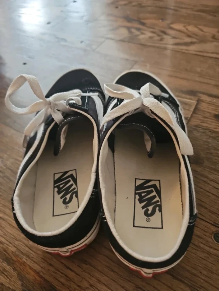 Vans Old Skool Black White Mule - photo 2