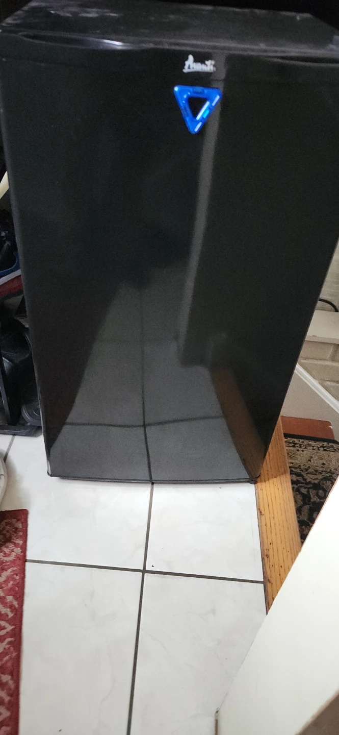 Black Avanti Mini Fridge