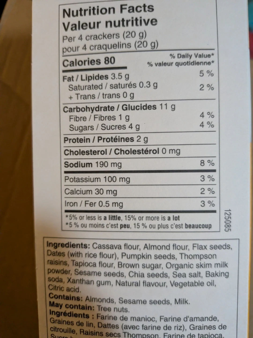 Lesley Stowe Raincoast Crisps Salty Date Crackers - photo 4