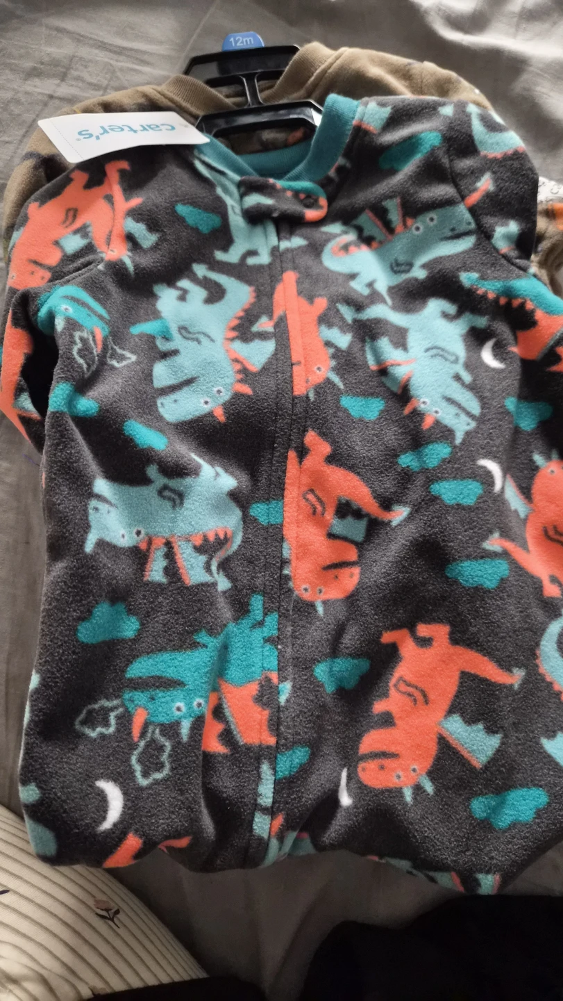 Carters Fleece Pajamas (12 Months)