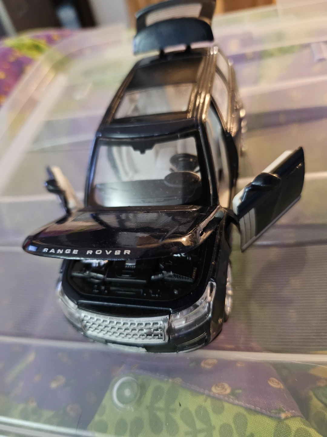 Black Range Rover die-cast Toy Car 5.5" - photo 2