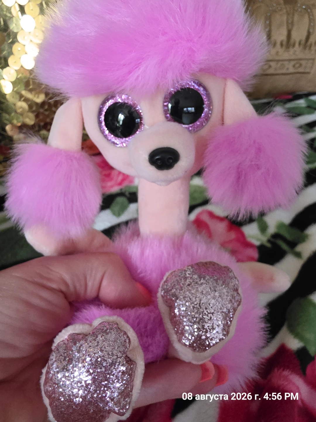 Pink Poodle Plush Toy - photo 5