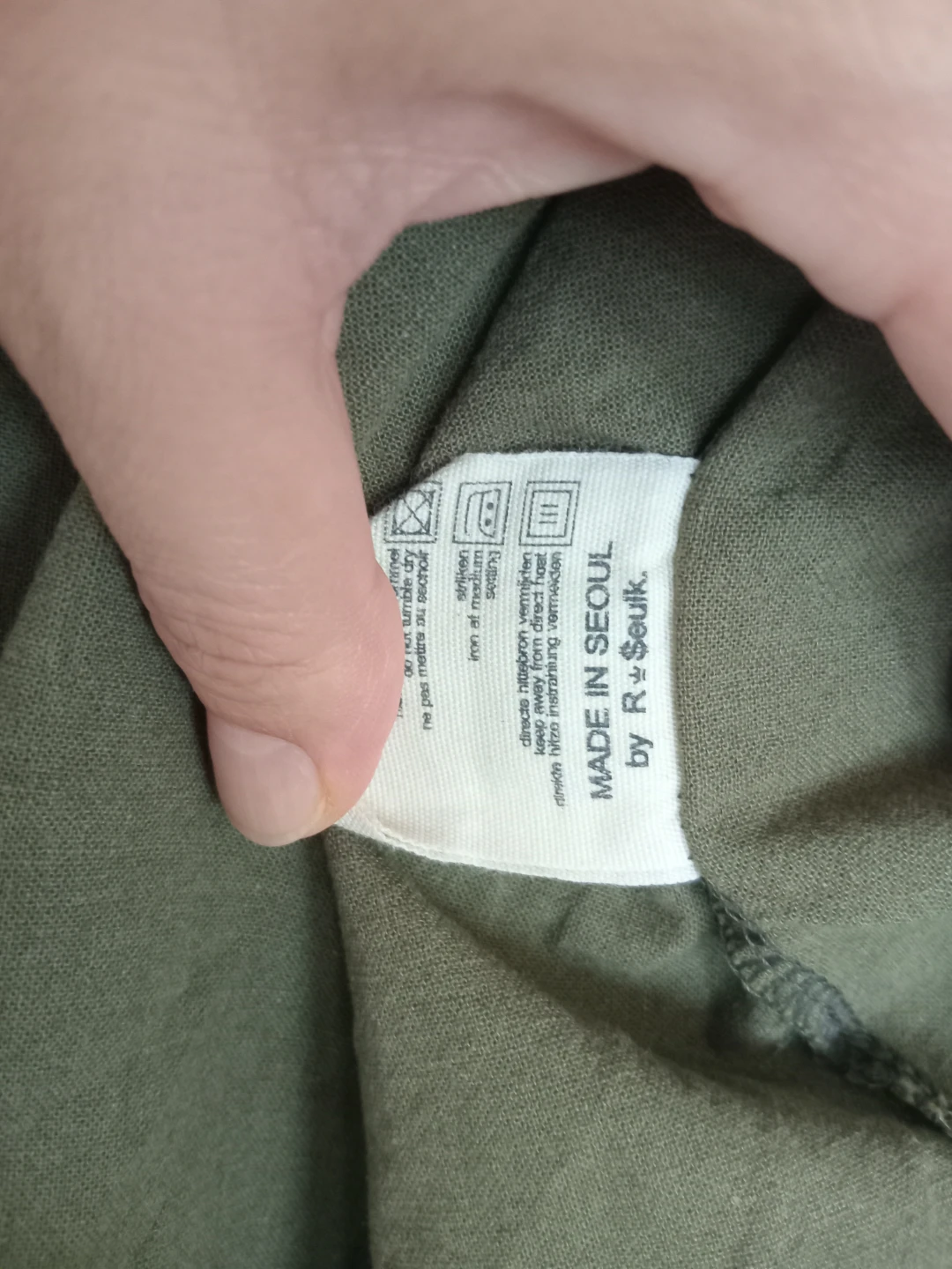 Olive Green Tunic Top with Pocket - photo 3