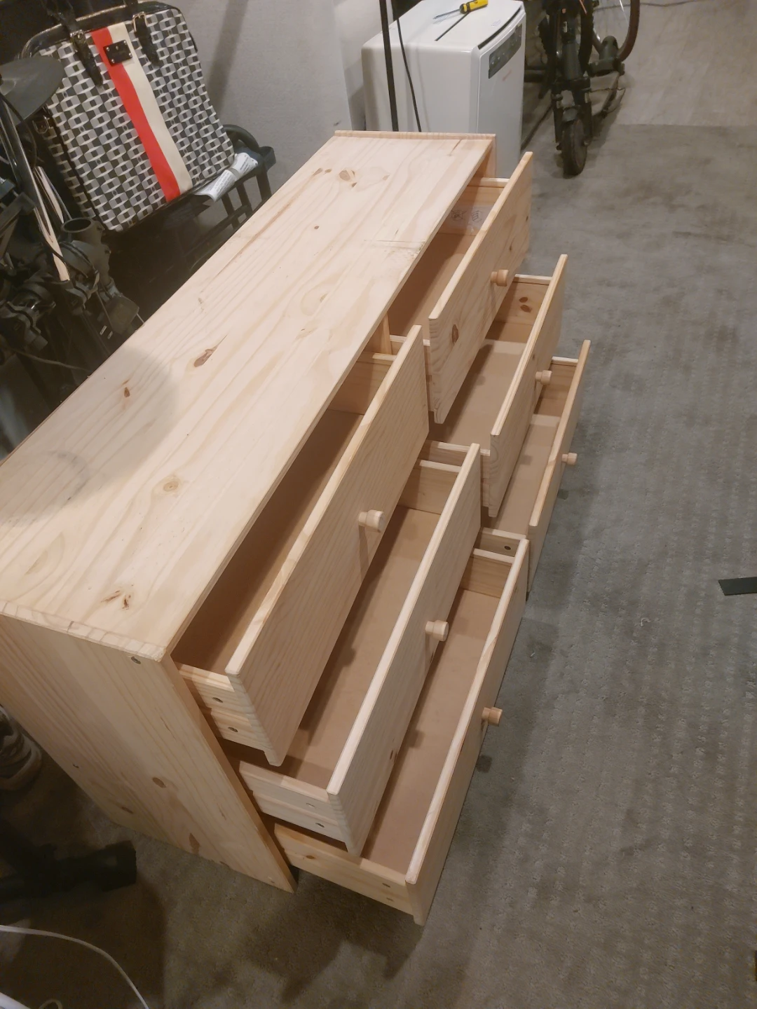 Solid Pine 6-Drawer Dresser - photo 5
