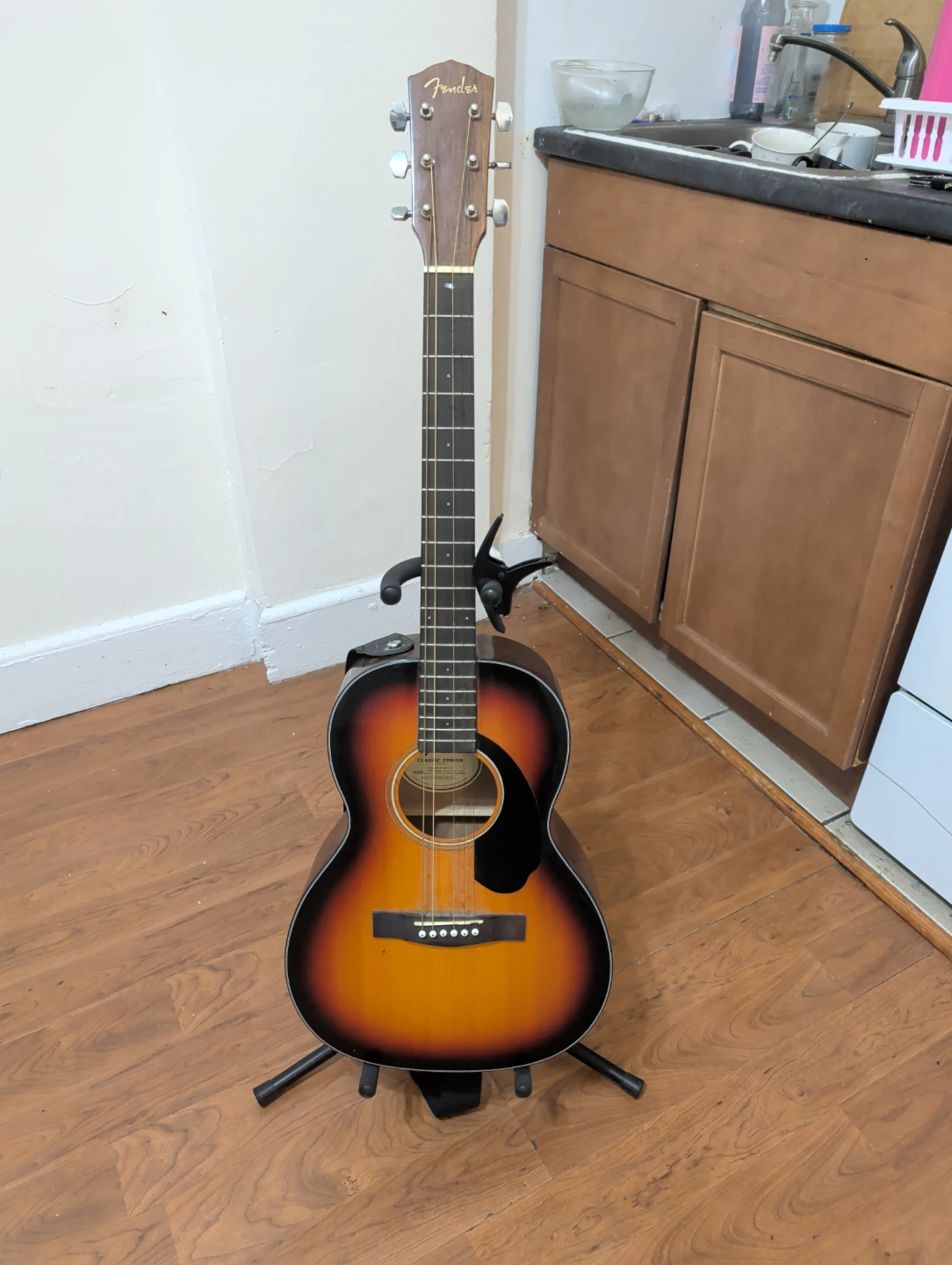 Fender guitar played by lady gaga