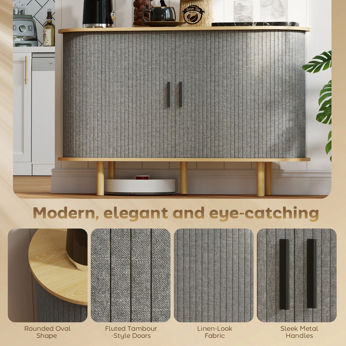 Brand new sideboard buffet cabinet - photo 5