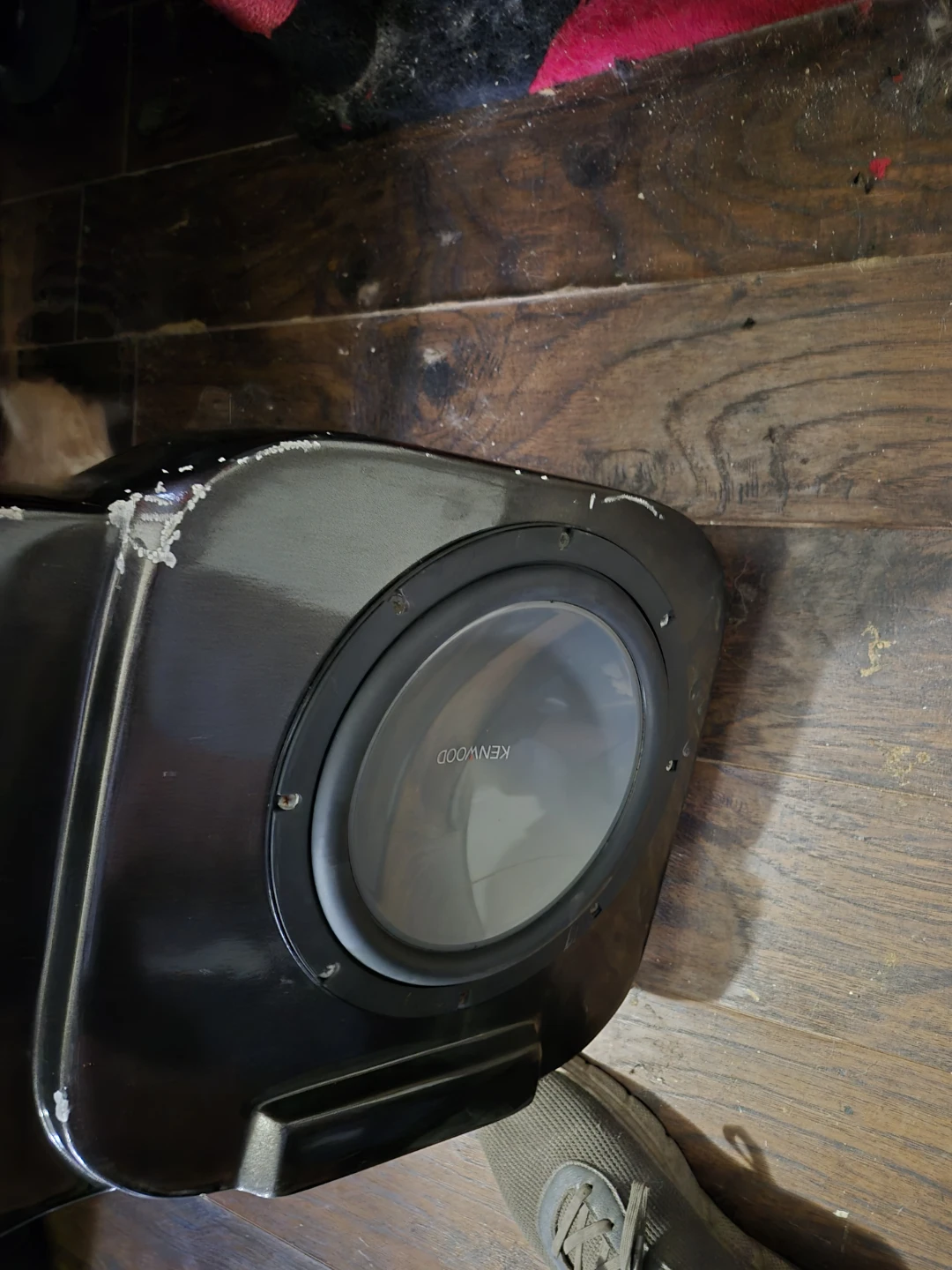 2 10" subwoofers kenwood and box and amp - photo 5