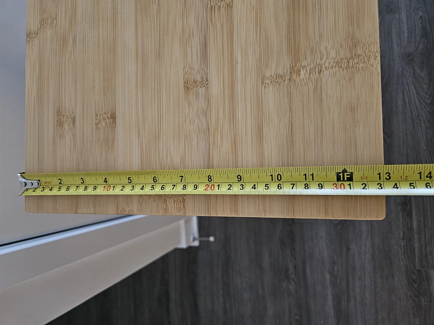 Bamboo Storage Cabinet with Door and Shelves - photo 3
