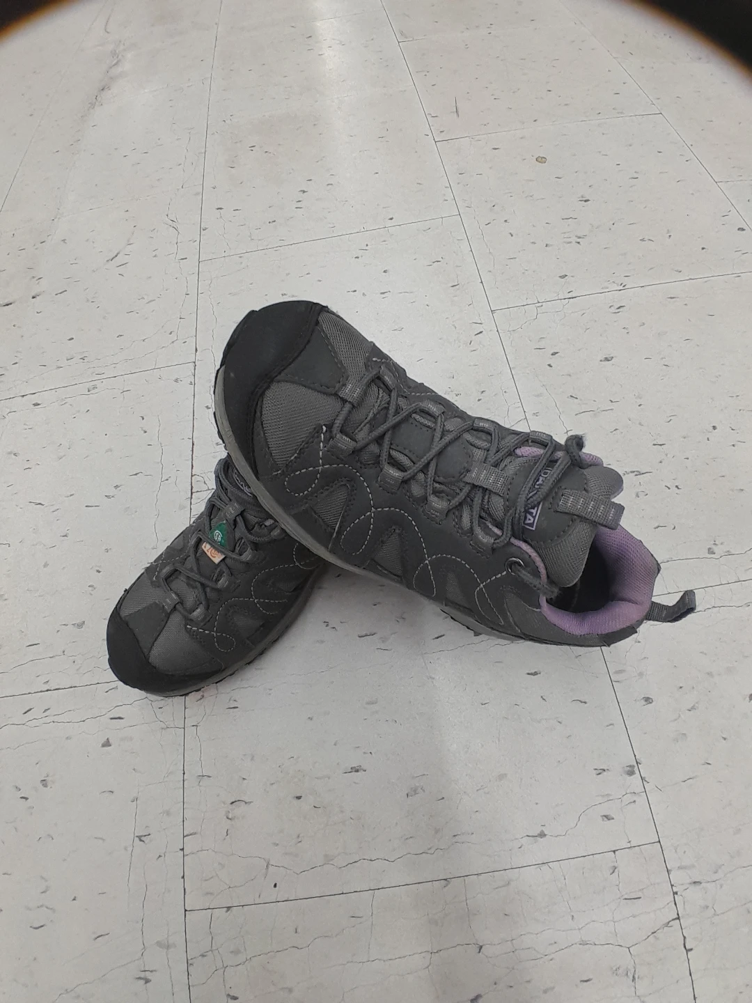 Dakota Women's Safety Shoes - Grey/Purple Size 7.5 - photo 4