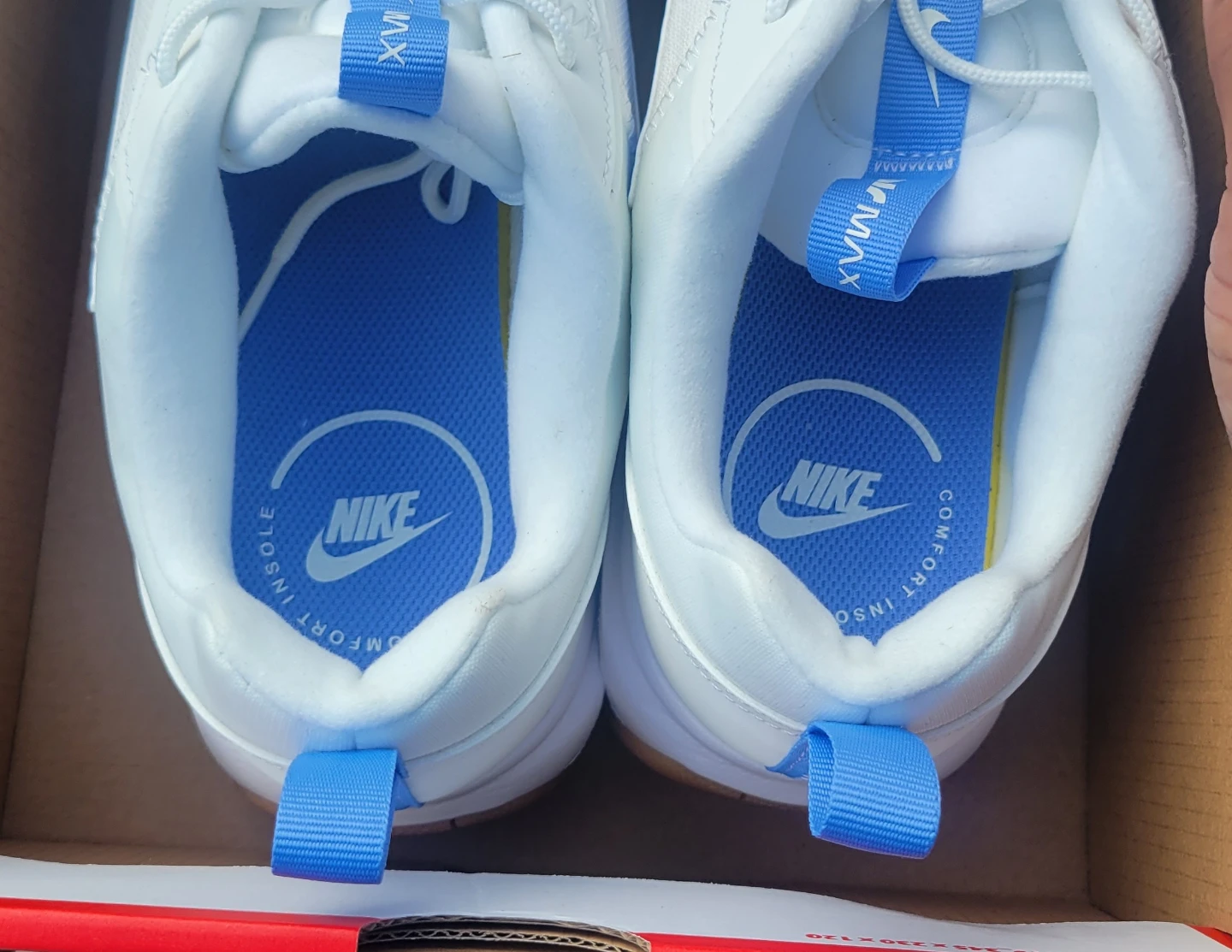 Nike Women  Air Max Shoes - White/Blue - Size 11.5 - photo 2