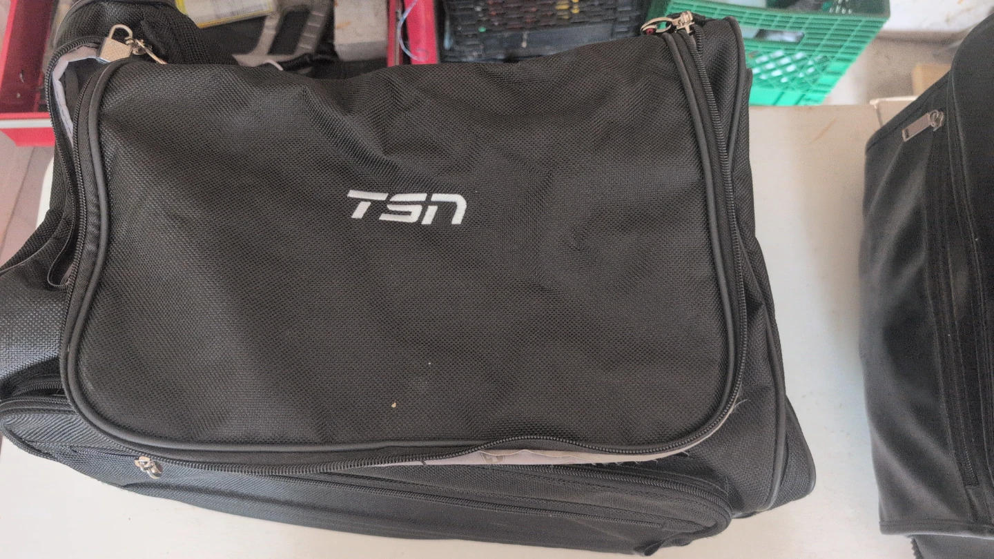 SWISSGEAR Black Travel Bag with TSN Logo
