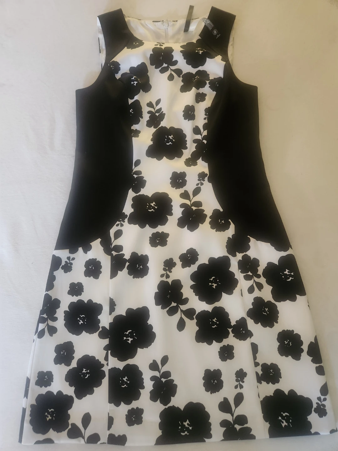 kensie Floral Colorblock Sleeveless Dress - Size S