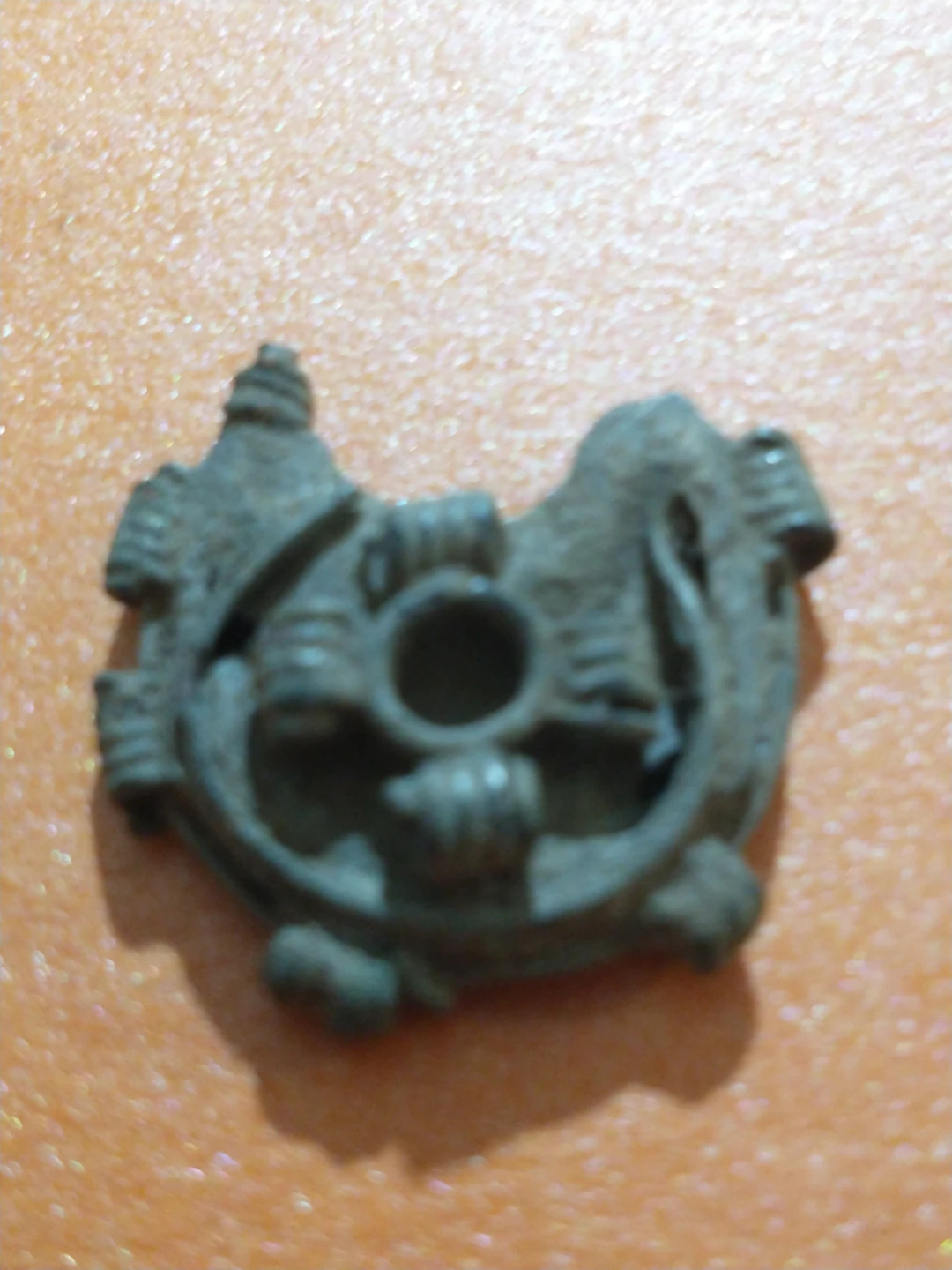 Ancient Roman Bronze Brooch or Medallion - photo 2