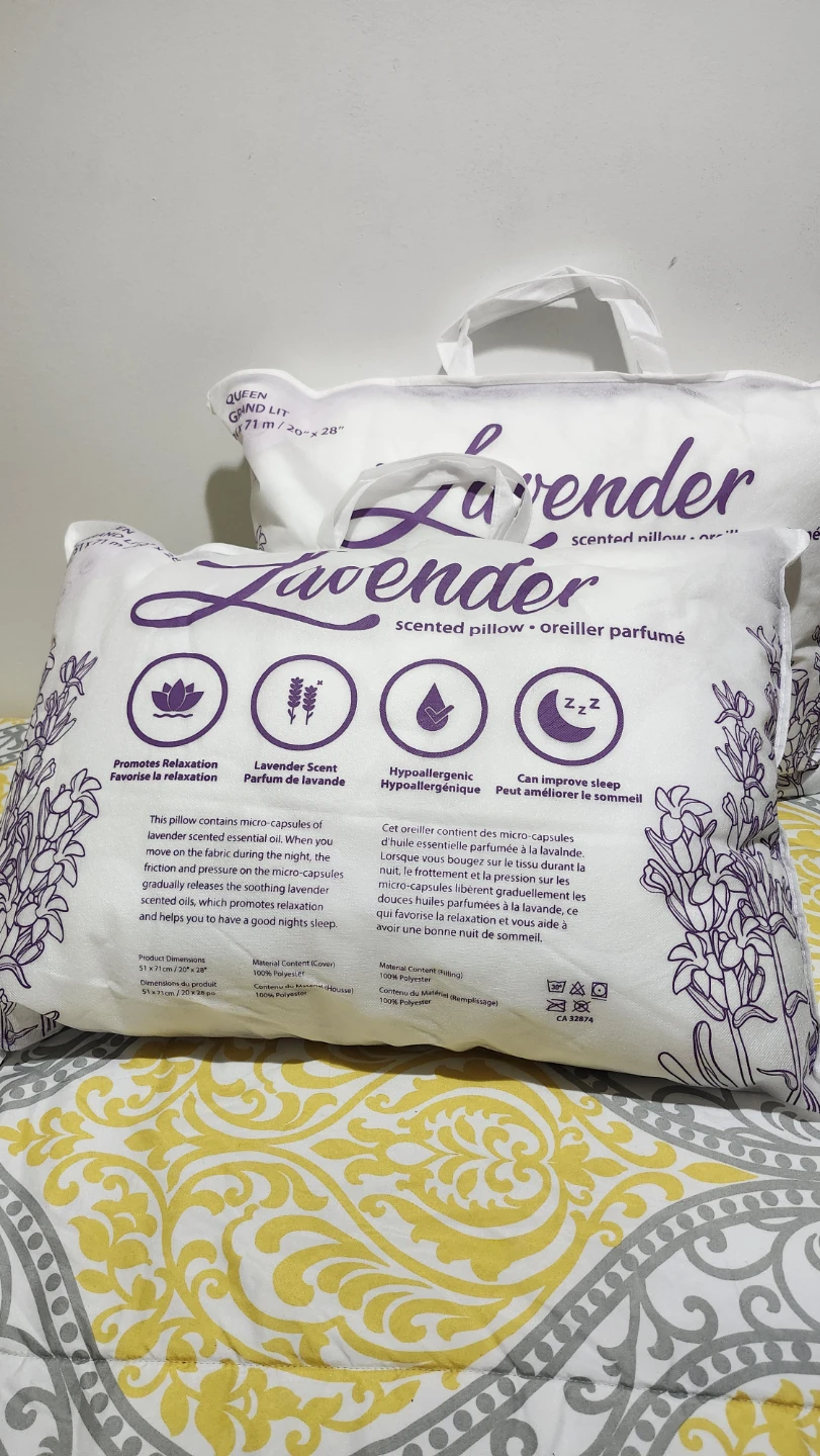 Lavender Scented Pillow Queen 2 pillows - photo 2