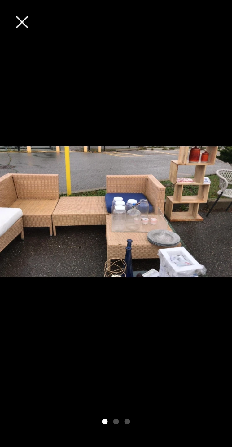Patio Furniture Set with Cushions