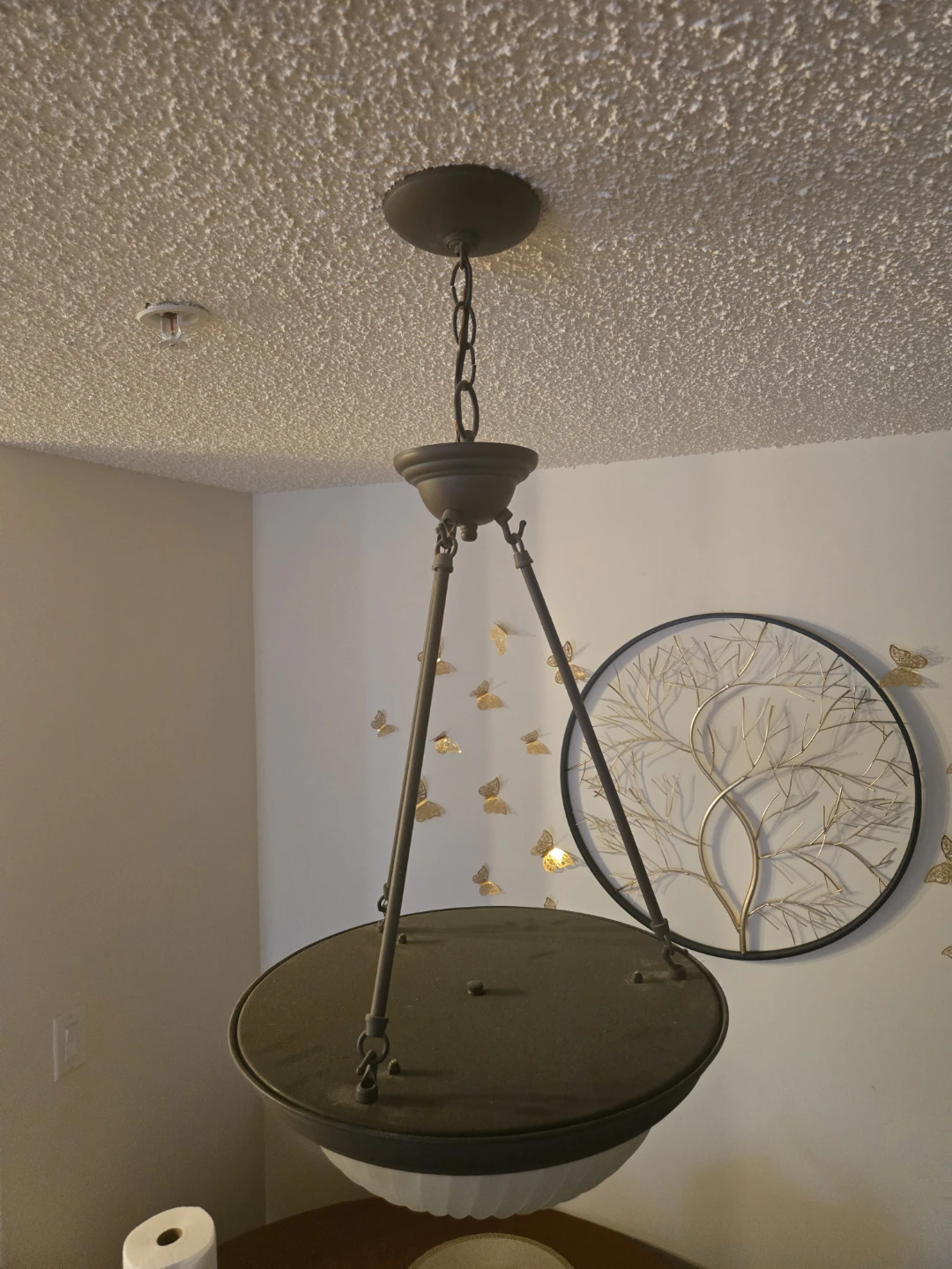 Bronze Chandelier Light Fixture/ gold flush mount lights - photo 2