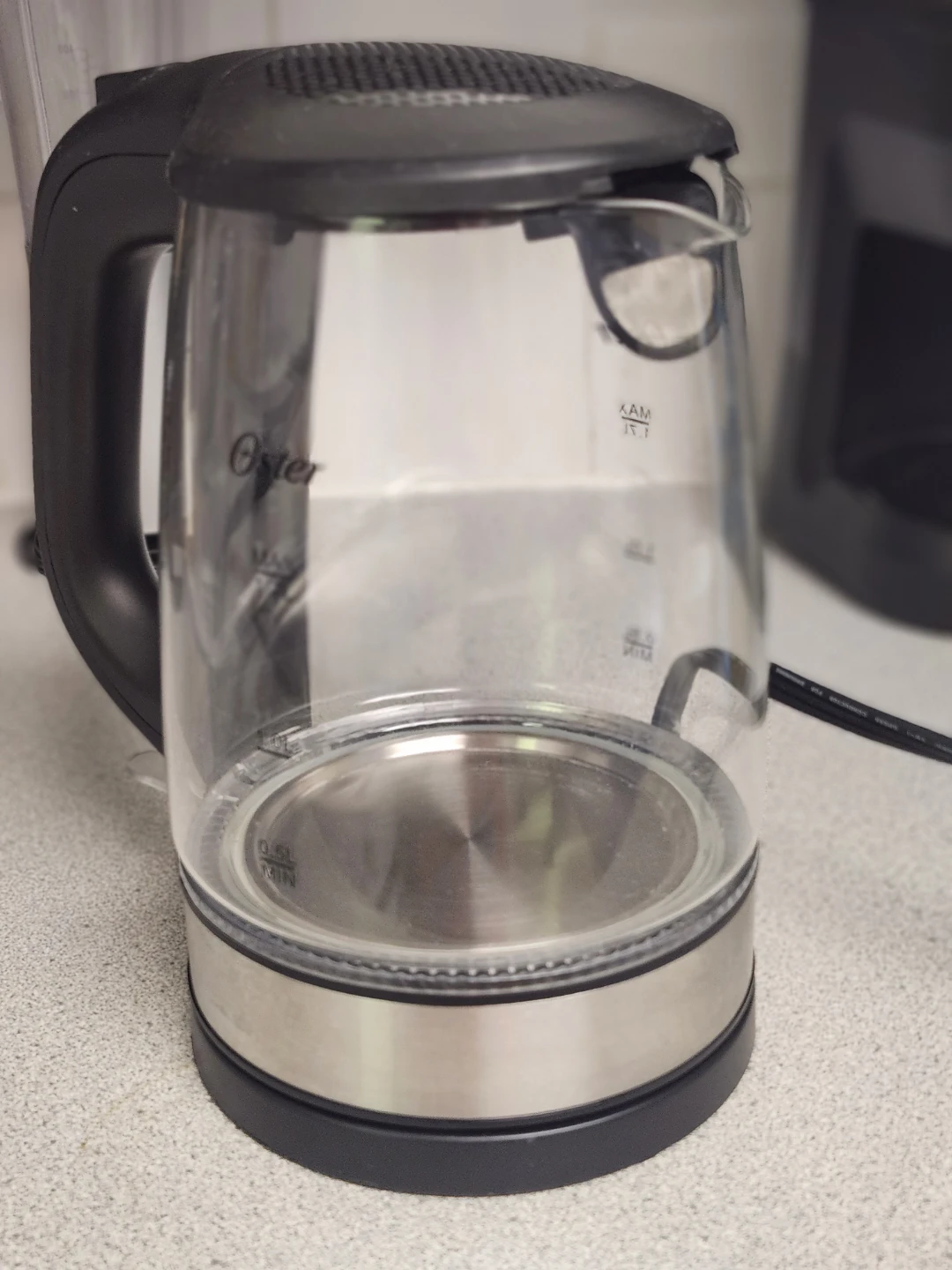 Glass Electric Kettle Stainless Steel base
