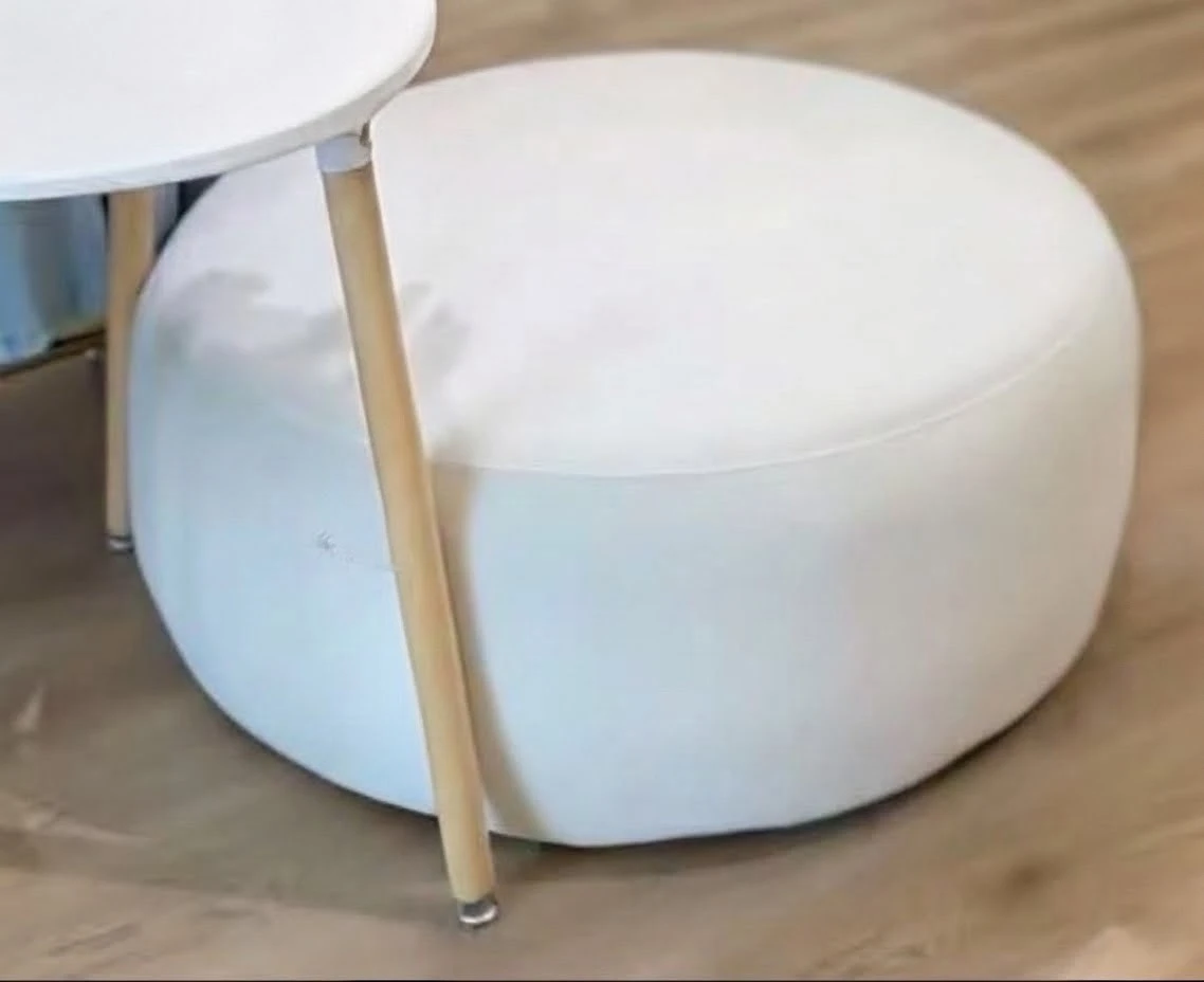 IKEA LILLESÄTER footstool in Axvall off-white - photo 2